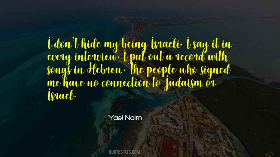 Hebrew I Quotes #1291300