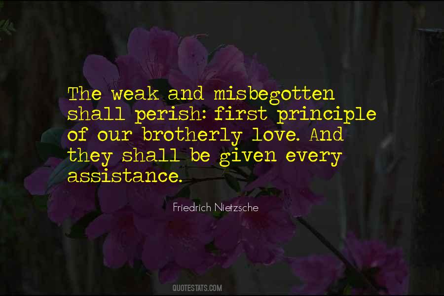Quotes About Love Weakness #98839