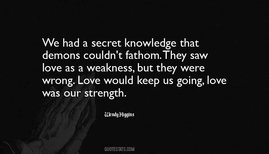 Quotes About Love Weakness #99232