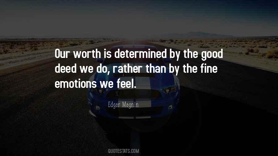 Our Worth Quotes #343311