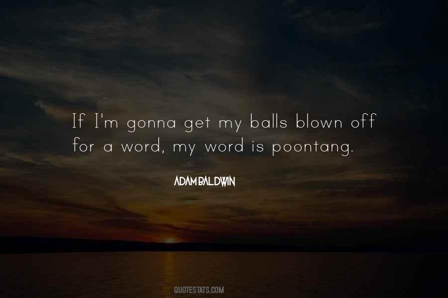 Blown Off Quotes #580211