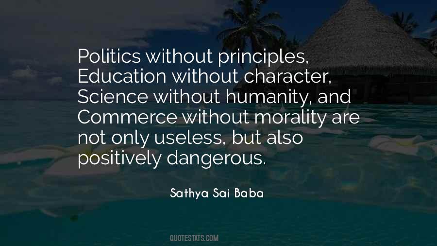 Morality In Politics Quotes #1218590