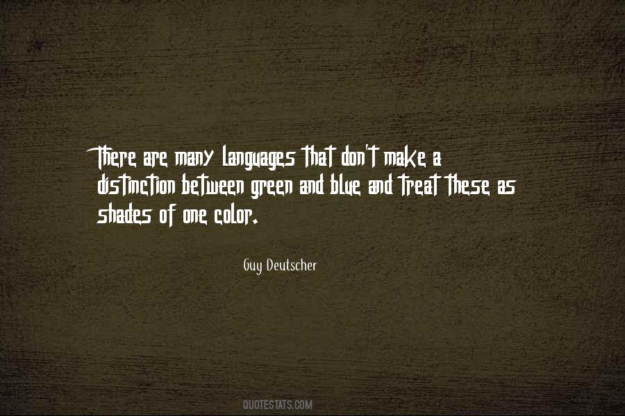 Blue And Green Color Quotes #1734905