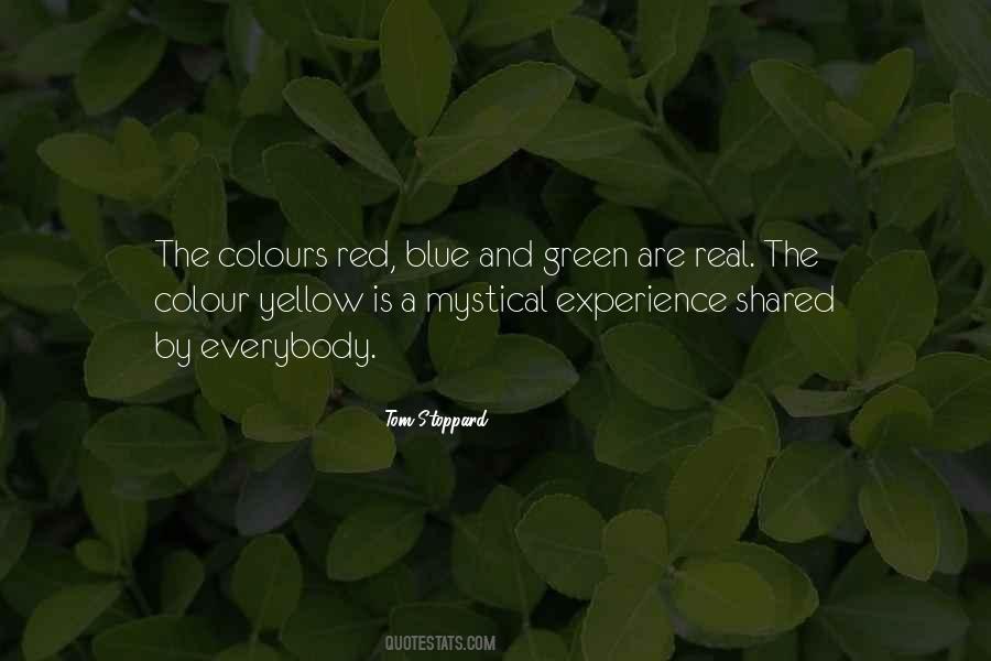 Blue And Yellow Quotes #1585763