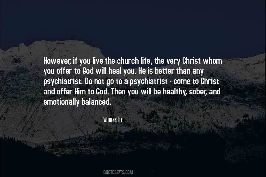 Church Life Quotes #817165