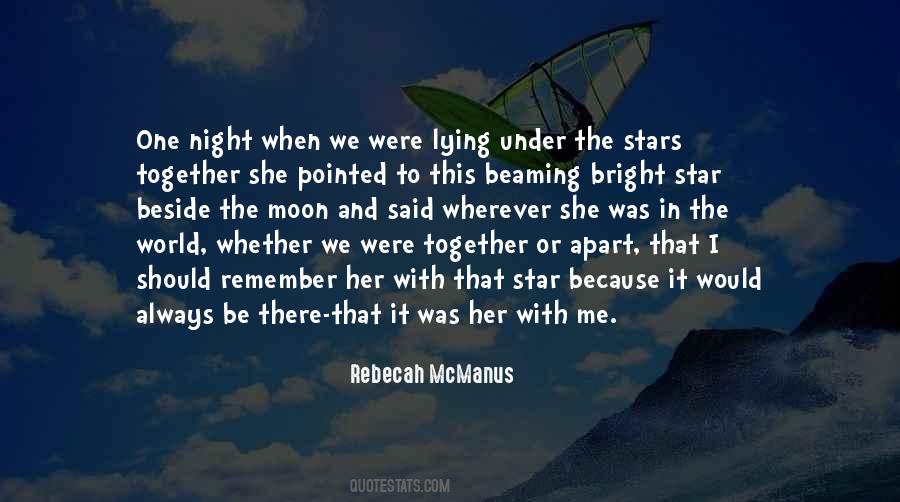 Quotes About Love Under The Stars #83892