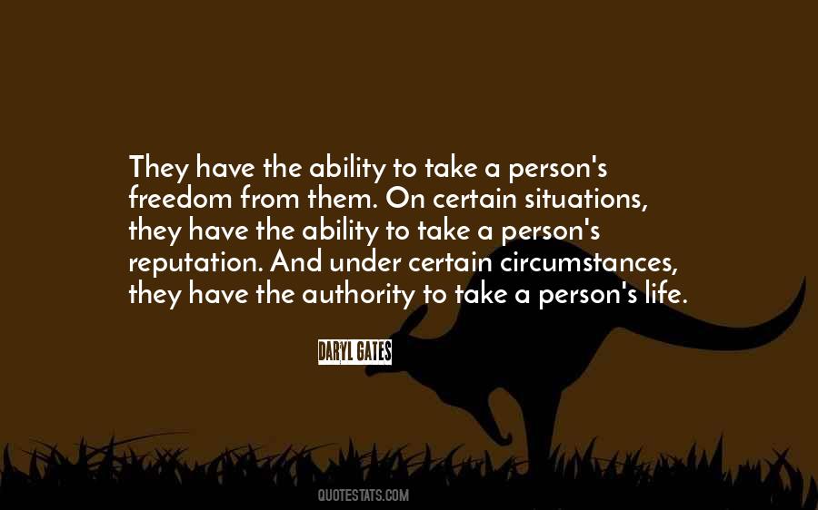 Person The Life Quotes #20349