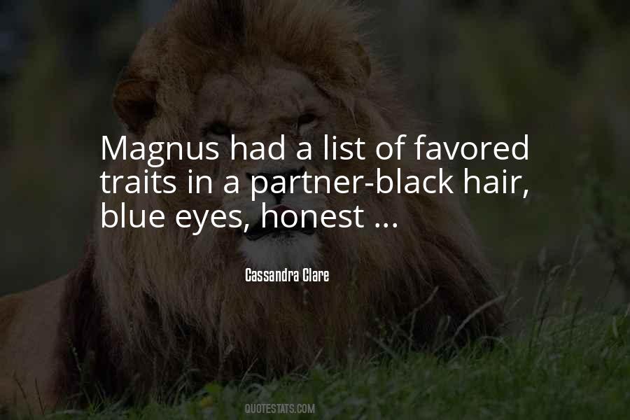 Blue Eyes Black Hair Quotes #1194330