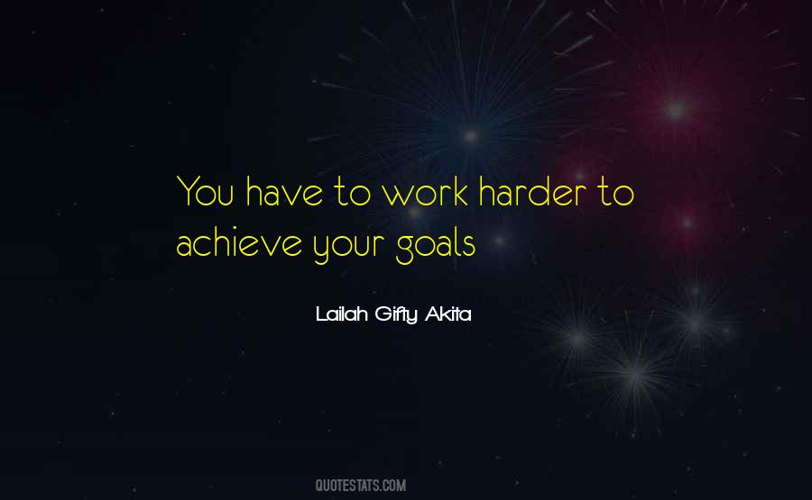 Work Goals Quotes #71832