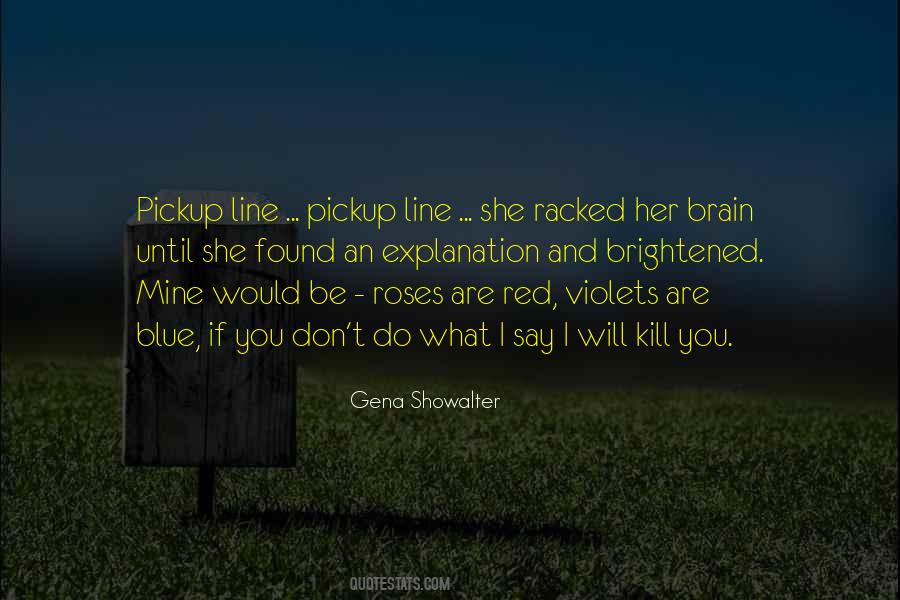 Blue Line Quotes #1326021
