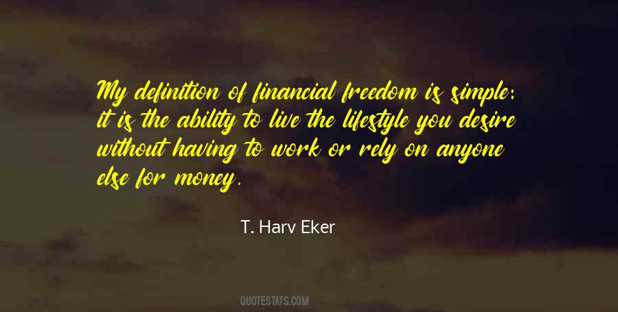 Harv Eker Quotes #727412