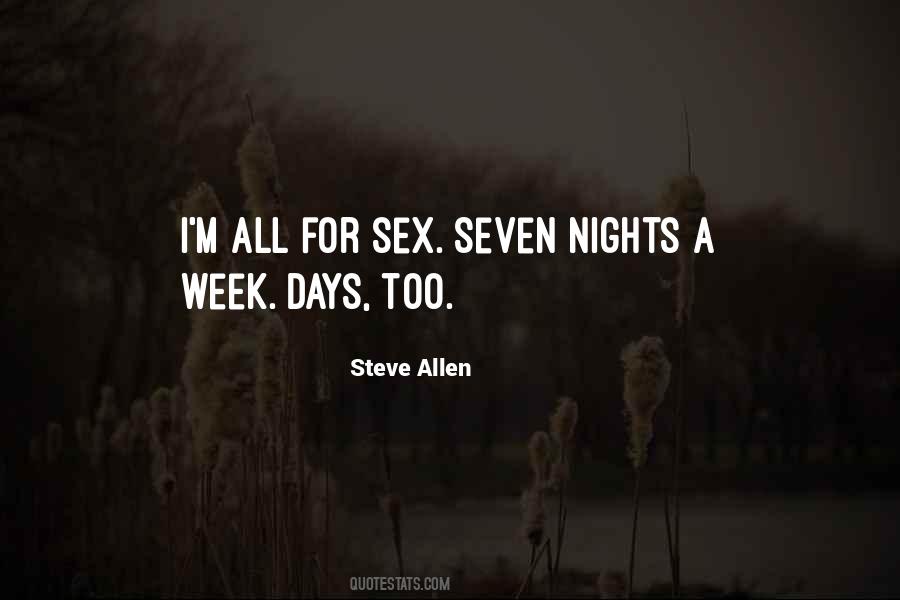 Seven Nights Quotes #122482