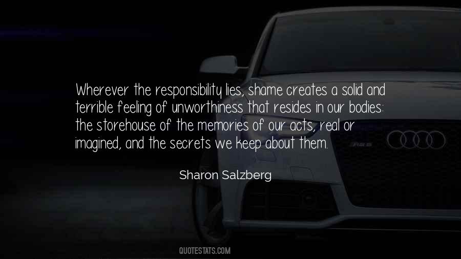 Secrets Shame Quotes #699127