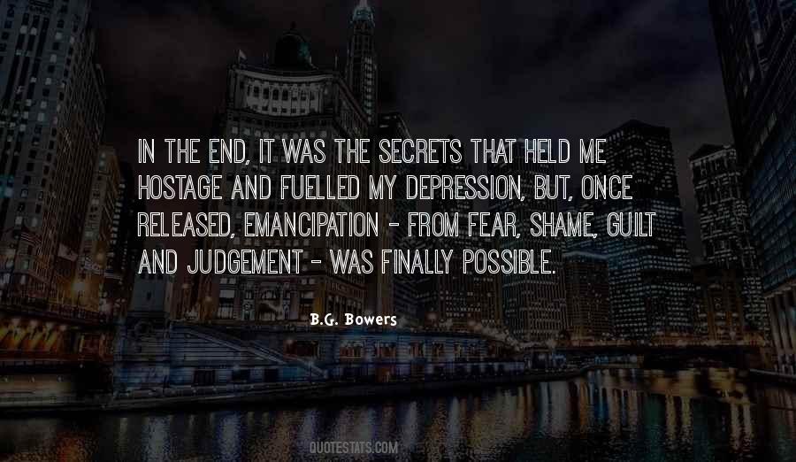 Secrets Shame Quotes #7749