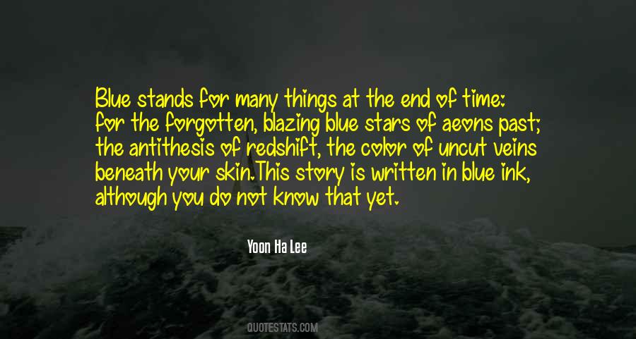Blue Skin Quotes #736302