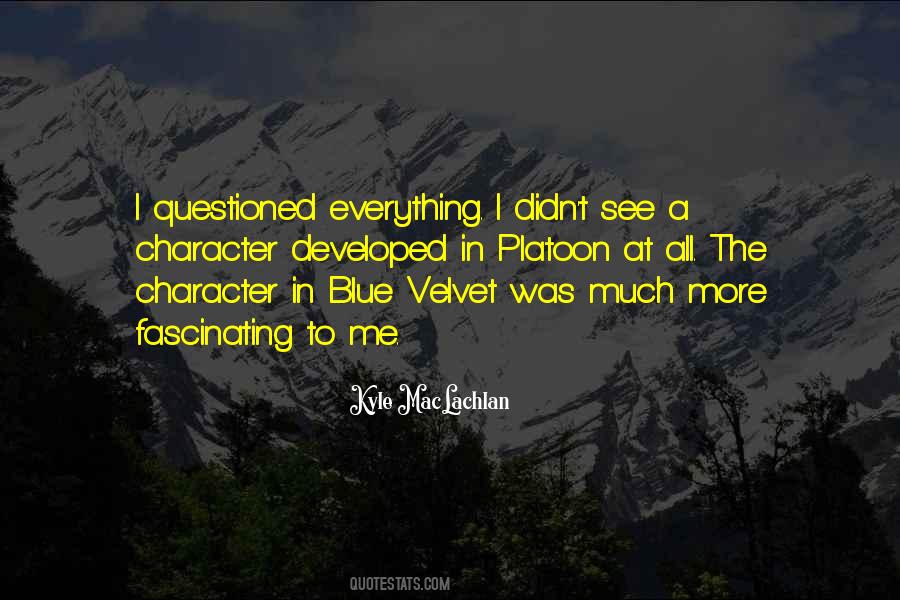 Blue Velvet Quotes #191474