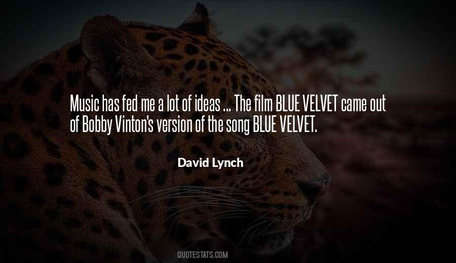 Blue Velvet Quotes #309809