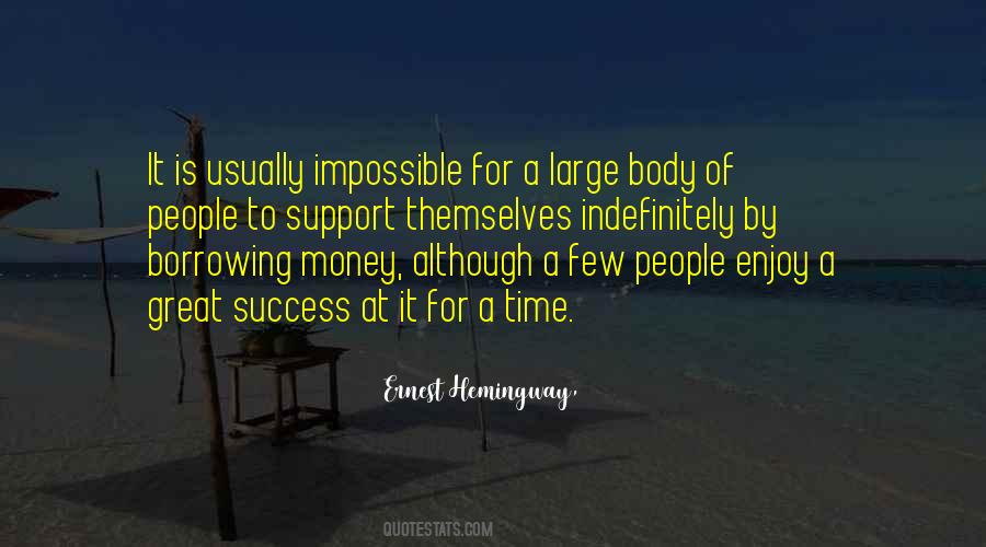 Money Borrowing Quotes #367434