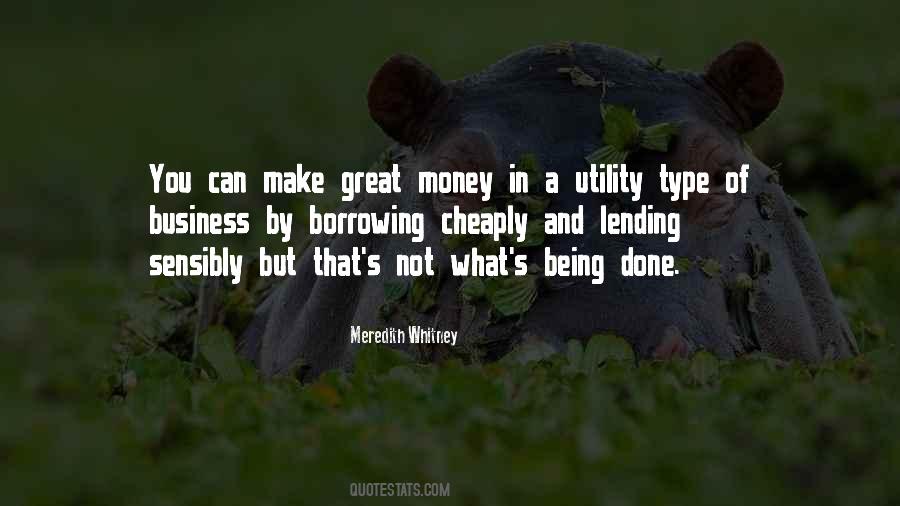 Money Borrowing Quotes #84399