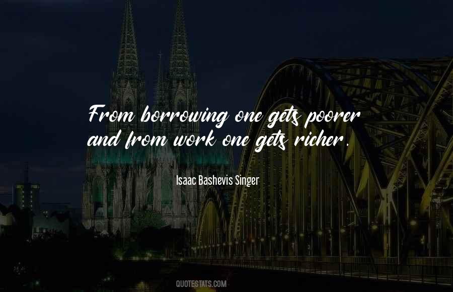 Money Borrowing Quotes #943985