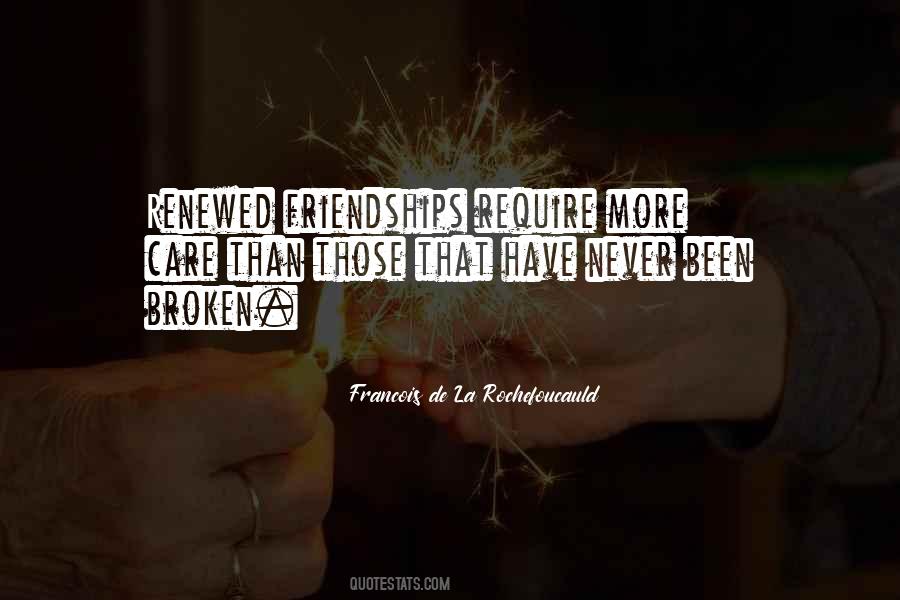 Renewed Friendships Quotes #252861