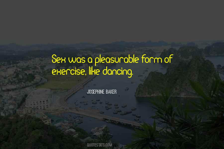 Sex As Exercise Quotes #68405