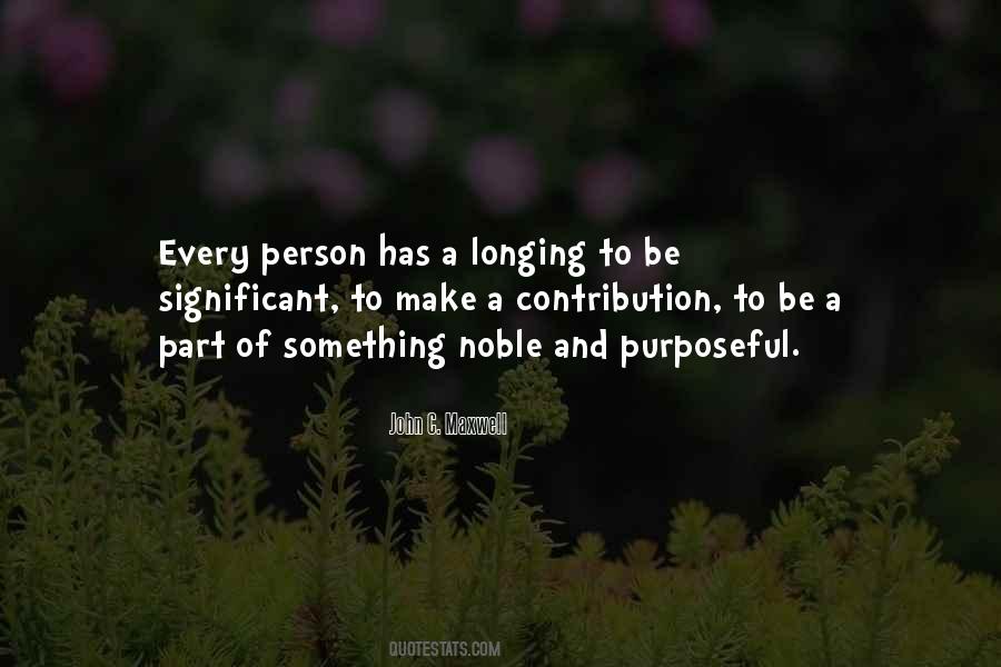 Meaning Purpose Quotes #224049