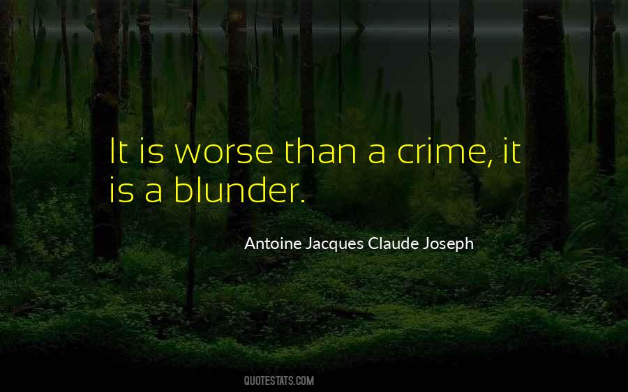 Blunder Quotes #654074