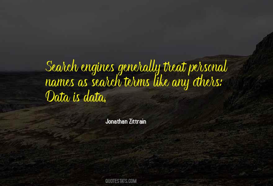 Non Personal Data Quotes #1721195