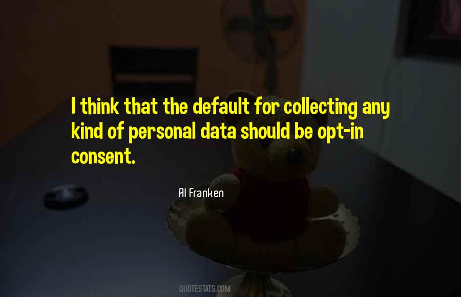 Non Personal Data Quotes #54719