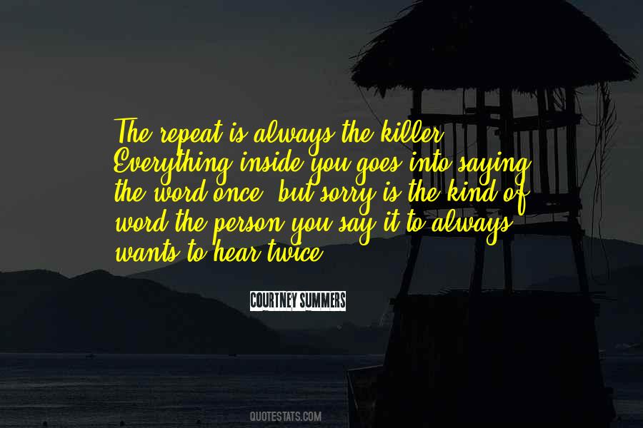 Word Sorry Quotes #1314141