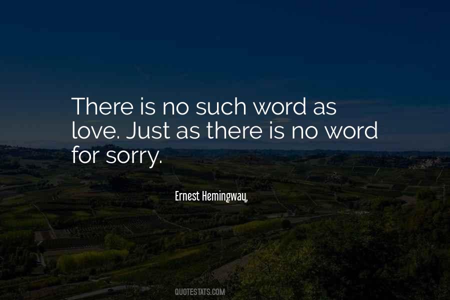Word Sorry Quotes #442156