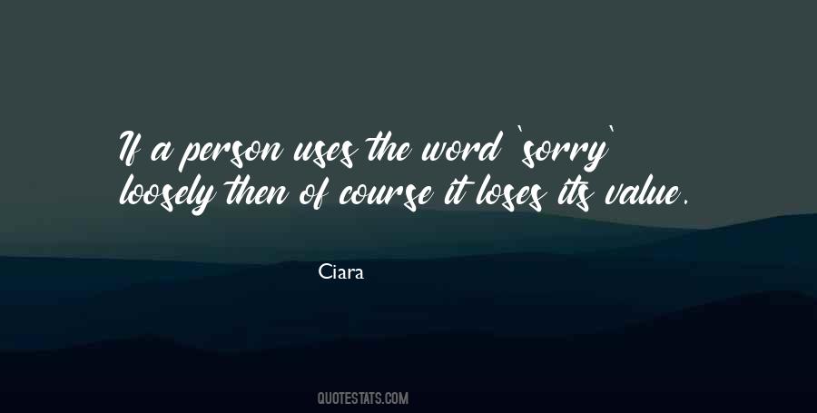 Word Sorry Quotes #677030