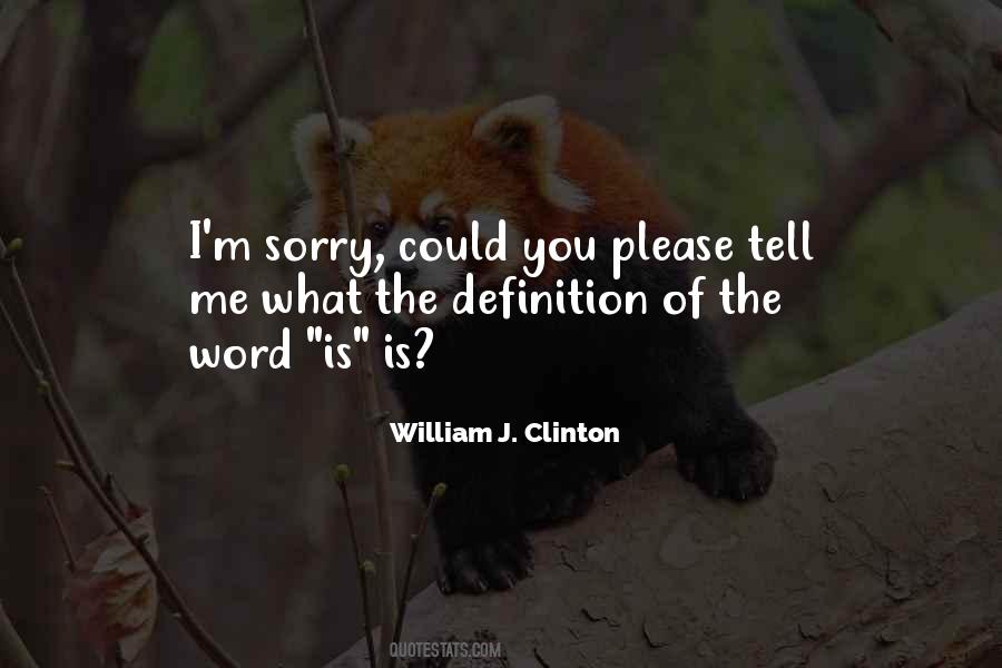 Word Sorry Quotes #683948