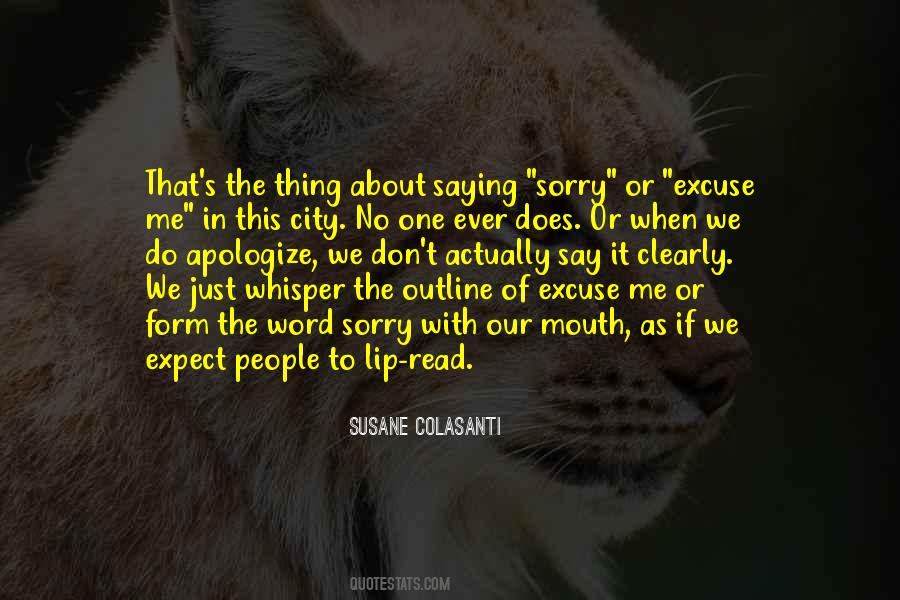 Word Sorry Quotes #790835