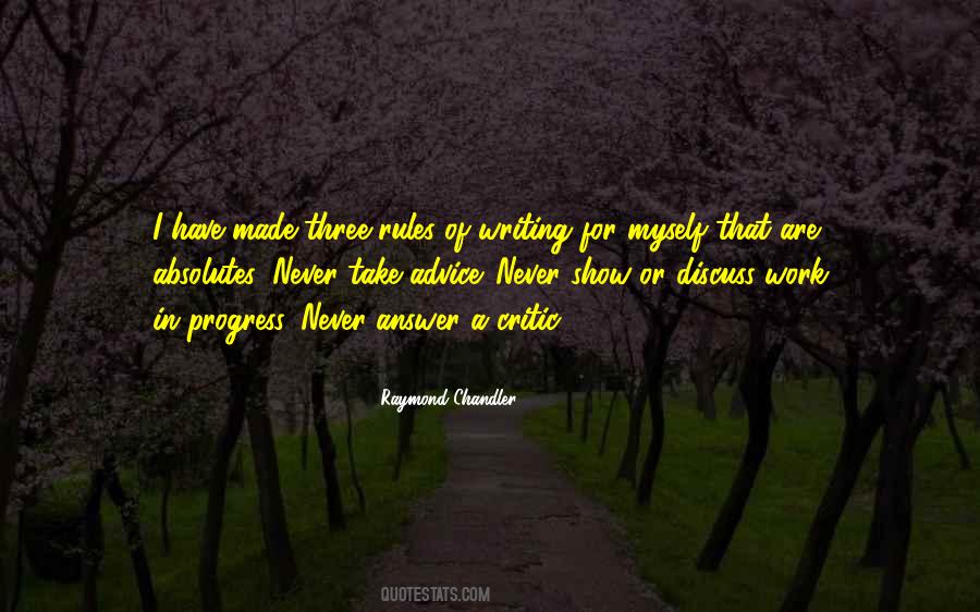 Work Advice Quotes #724630