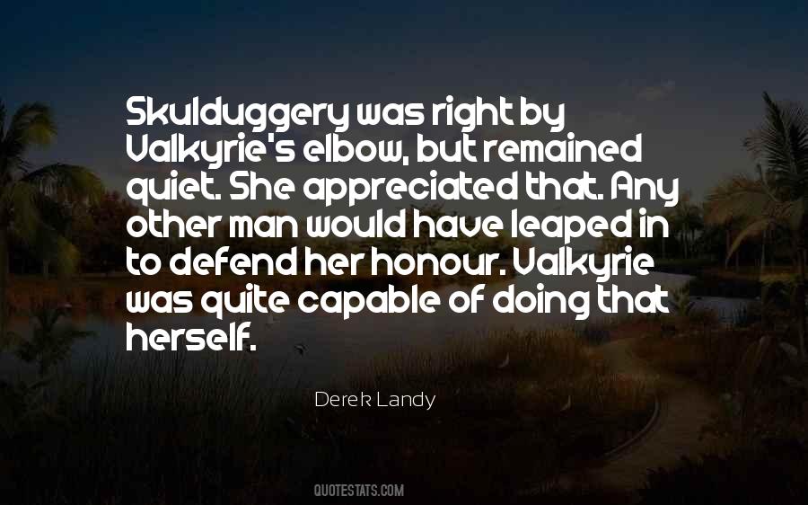 Valkyrie And Skulduggery Quotes #77372