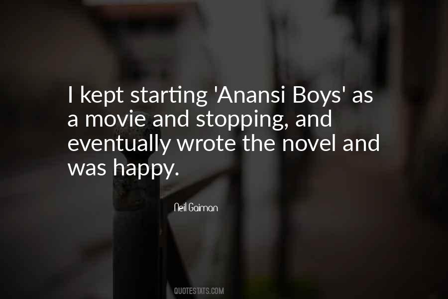 Anansi Goes Quotes #369084
