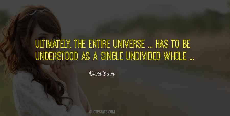 Entire Universe Quotes #344141