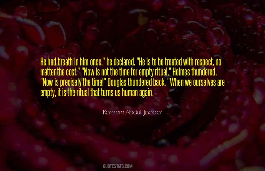 Respect For Time Quotes #1000091