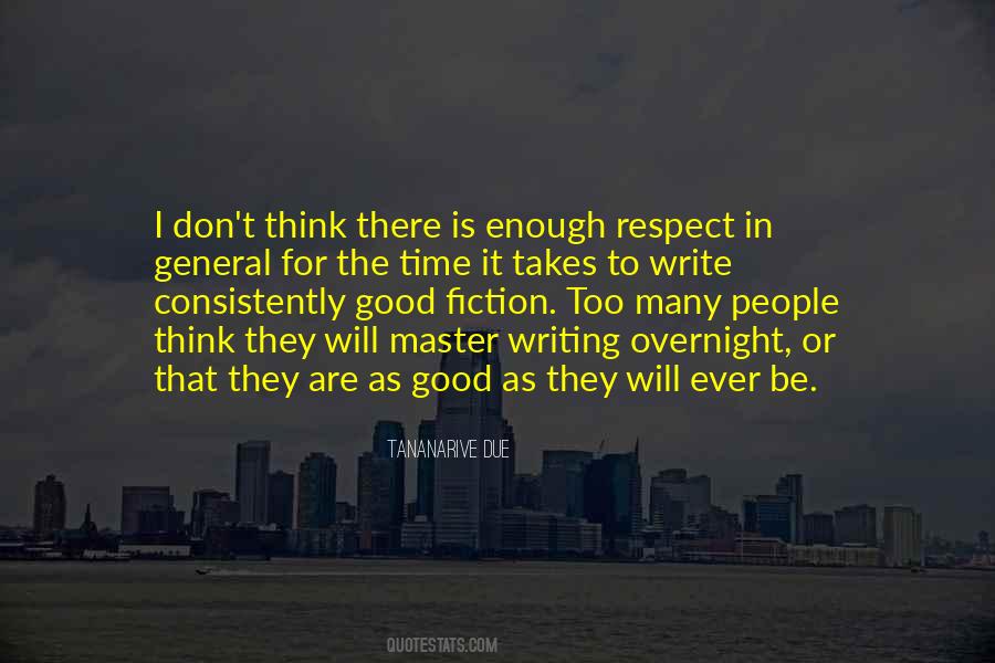 Respect For Time Quotes #1340021