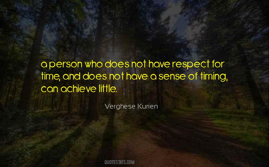 Respect For Time Quotes #50081