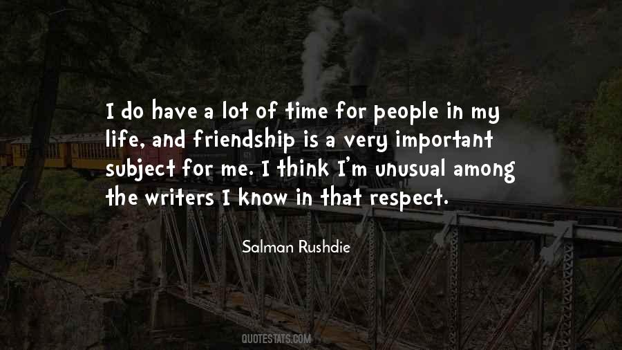 Respect For Time Quotes #575188