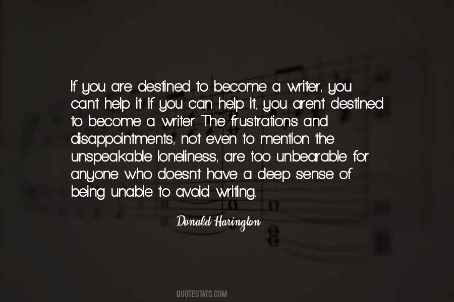 Life Of A Writer Quotes #188170