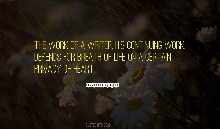 Life Of A Writer Quotes #307931