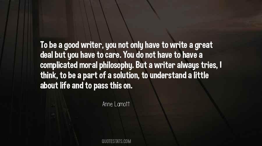 Life Of A Writer Quotes #4386