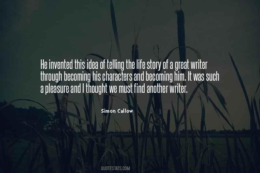 Life Of A Writer Quotes #496094