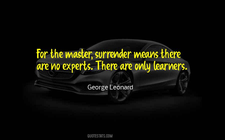 George Leonard Mastery Quotes #600888