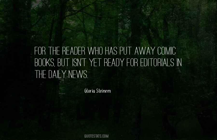 Reading The News Quotes #507772
