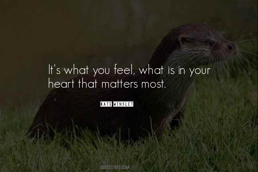 What S In Your Heart Quotes #581205
